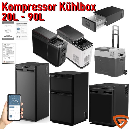 20l 90l kompressor kühlbox - -,